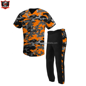 Uniforme de baseball 100% polyester, best-seller 2021, vente en gros, sur mesure, antibactérien, séchage rapide, respirant, grande taille, unisexe - Product Image 2