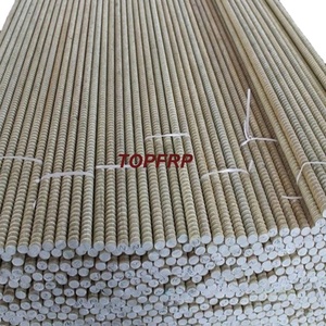 เหล็กเส้นไฟเบอร์กลาส FRP ความแข็งแรงสูง แบบตัน เกลียวเต็มเส้น - Product Image 5