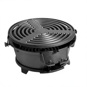 <span class=keywords><strong>Barbecue</strong></span> Kamado Rond Mini Portable <span class=keywords><strong>en</strong></span> <span class=keywords><strong>Fonte</strong></span> pour Extérieur avec Contrôle de la Flamme – Offre Spéciale - Product Image 3