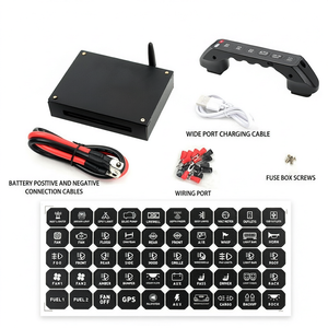 Новый беспроводной 6-клавишный переключатель фар Cowin Auto Parts <span class=keywords><strong>12V</strong></span> 4X4 для внедорожников, с ручкой управления, для Haval, Jetour, Wrangler - Product Image 1
