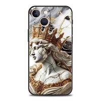 Coque de téléphone en silicone TPU motif statues grecques antiques pour iPhone 18 17 16 15 14 13 12 Pro Max 11 Pro Max 17 AIR Plus