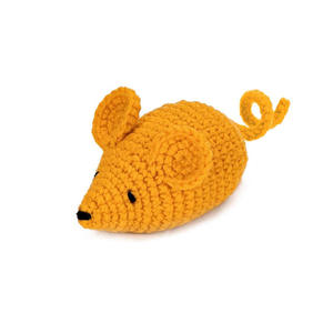 New Handmade Crochet Plush <b>Mouse</b> Cat Dog Interactive Movement Biting Woolen Animal Pet Chew <b>Toy</b> - Product Image 2