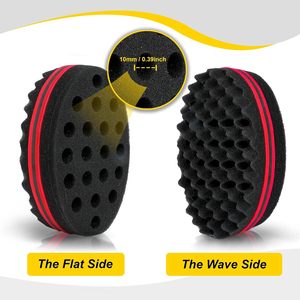 Échantillon Gratuit : Peigne à Cheveux Afro en Métal, Éponge Magique pour Tresses, Ensemble de Peignes Coiffants, Éponge à Boucler Double Face pour Femmes et Hommes Noirs - Product Image 2