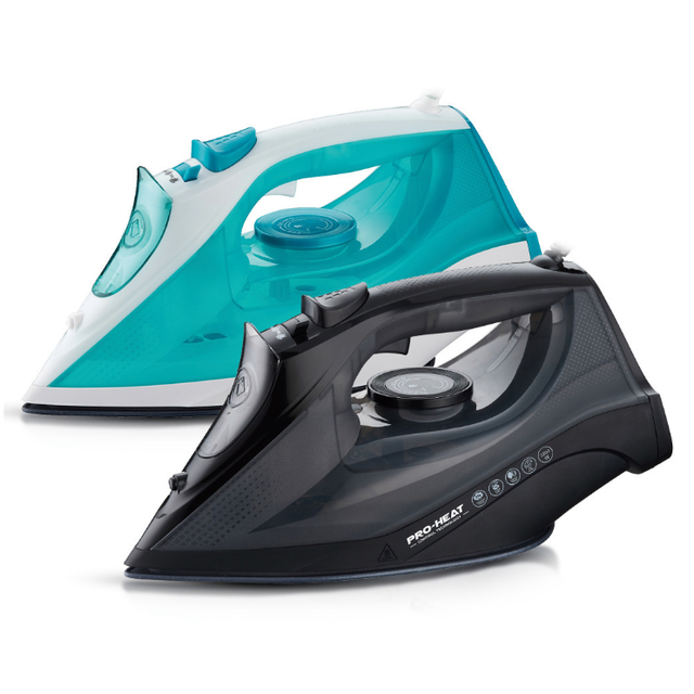 OWNSWING High Power Electric Steam Iron European Plug Home Ironing Machine Ceramic Soleplates Aluminum Household Use