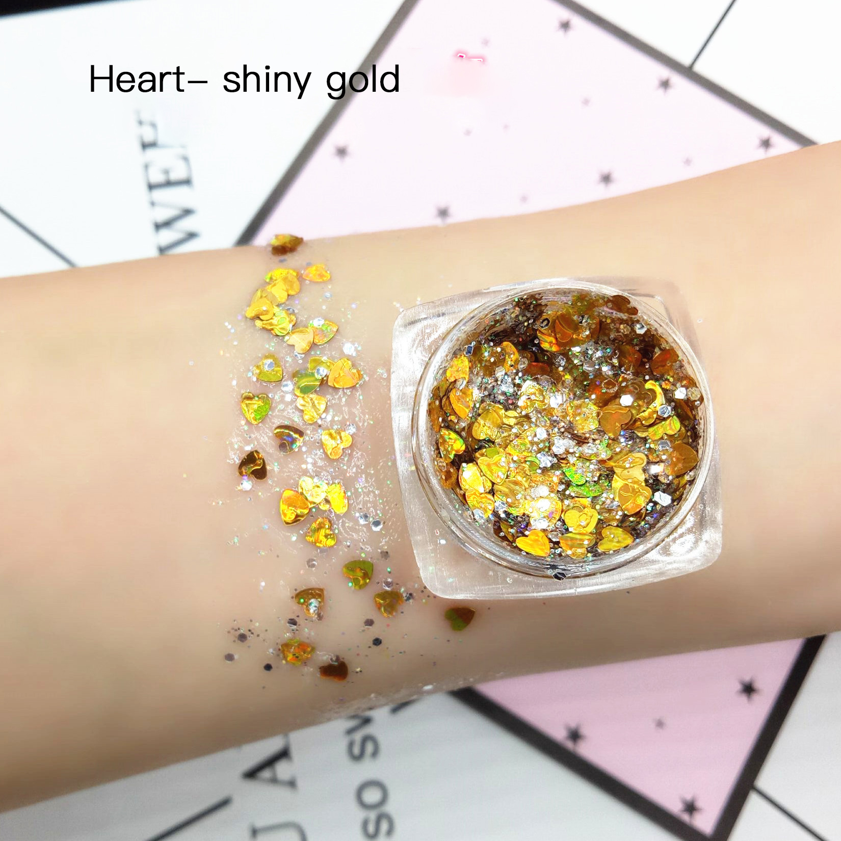 XC04-Heart-Shiny Gold