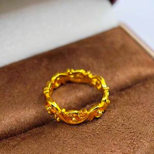 Anillos de Cobre Modernos UM JEWELRY con Incrustaciones o Diseño Liso, Versátiles para Uso Diario Unisex/Hombre/Mujer, Regalo Diario - Product Image 3