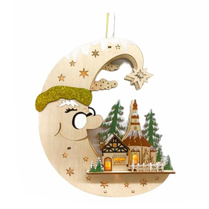 Letras navideñas de MDF más vendidas de 2022 con luces LED para decoración navideña - Product Image 5