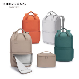 KINGSONS <b>Camera</b> Backpack 20-35L Lightweight Polyester Leisure Travel <b>Bag</b> Solid Color Modular Design - Product Image 2