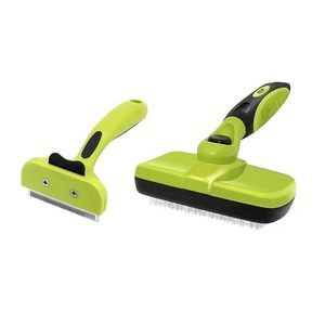 Furrivo – Ensemble de toilettage multi-usages 6 pièces en acier inoxydable et plastique <span class=keywords><strong>pour</strong></span> animaux de compagnie, brosse anti-poils et coupe-ongles <span class=keywords><strong>pour</strong></span> chiens et chats – Prix usine - Product Image 6