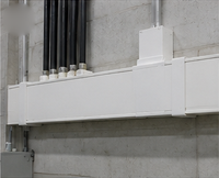 Goulotte de câblage en PVC avec couvercle pour le câblage des bâtiments commerciaux et les grands faisceaux de câbles