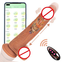 Sexbay 100% étanche, réaliste, en silicone souple, long godemichet à prépuce, gros pénis, plug anal, stimulateur vaginal, pour adultes SD1555