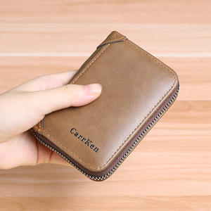 Cartera <span class=keywords><strong>de</strong></span> Cuero PU <span class=keywords><strong>de</strong></span> Lujo para Hombre CarrKen, Tarjetero con Cremallera Personalizado para Licencia <span class=keywords><strong>de</strong></span> <span class=keywords><strong>Conducir</strong></span> - Product Image 3