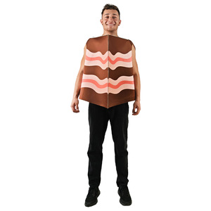 Costume de gâteau au chocolat pour adulte unisexe, tenue de fête d'Halloween, costume de cosplay - Product Image 2