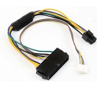 30CM Modular Cable de fuente de alimentación ATX 24Pin 24 Pin hembra a 6Pin 6-Pin macho Mini 6Pin conector para HP Elite 8100 de 8200 de 8300 800G1