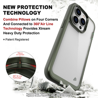 3 en 1 haut-parleur anti-poussière armure couverture de téléphone portable TPU PC hybride coque de téléphone transparente pour iPhone 15 14 13 12 Pro Max