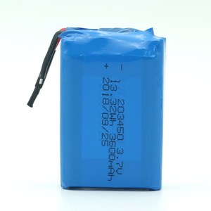 사용자 정의 203450 3600mah 3.7v 2P 리튬 폴리머 배터리 리튬 이온 셀 충전식 배터리 Lipo 배터리 팩 - Product Image 2