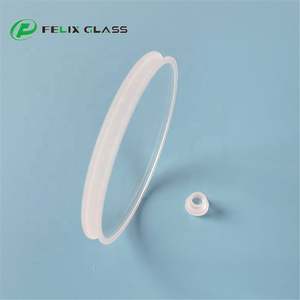 โรงงานเฟลิกซ์ผลิตกระจกออปติคอลควอตซ์/แซฟไฟร์/BK7 พร้อมร่อง กระจกเลนส์แบบมีร่อง - Product Image 3