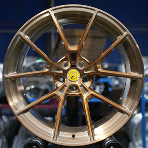ล้ออัลลอยด์อะลูมิเนียมฟอร์จขนาด 24 นิ้ว สำหรับ F10 M5 E60 F90 G90 <span class=keywords><strong>T37</strong></span> และ Chevy 5x114.3/5x112 PCD ล้อรถยนต์นั่งส่วนบุคคลแบบสองชิ้น - Product Image 1