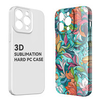 Coque de téléphone personnalisée en gros, impression intégrale, revêtement brillant mat, film 3D, sublimation, PC, antichoc, étanche, pour 11 12