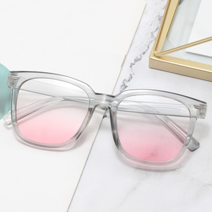Xsy Sunglasses Blush Pink Gradient Lens Unisex UV400 Protection Fashion Sun Glasses For Travel Driving - Product Image 4