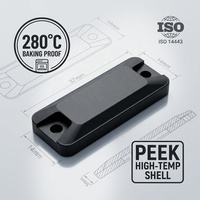 Tag RFID Anti-Logam PCB Tahan Suhu Tinggi 200C Tahan Pemanasan untuk Jalur Penyemprotan Cat Mobil