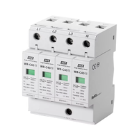 WRDZ WR-C40-4P 20/40kA AC SPD parafoudre électrique avec parafoudres de type T2 385V/275V UC Maxima