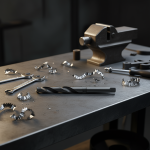 Fervi Tapered Shank Twist <b>Drill</b> 12mm High Speed Steel For Metal Drilling - Product Image 3