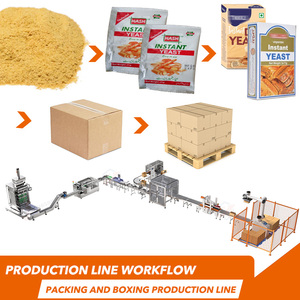 Machine d'emballage automatique multi-voies pour <span class=keywords><strong>sachets</strong></span> <span class=keywords><strong>de</strong></span> <span class=keywords><strong>levure</strong></span> en poudre 5g, scellage 3 côtés, ligne d'emballage en carton pour <span class=keywords><strong>levure</strong></span> sèche - Product Image 1