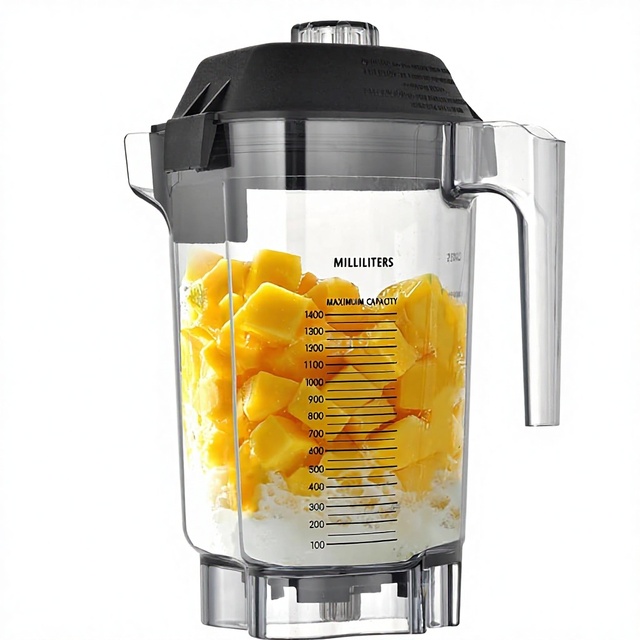 48OZ Plastic Electric Stainless Steel Smoothie Blender Pitcher for Replacement Part Household Use