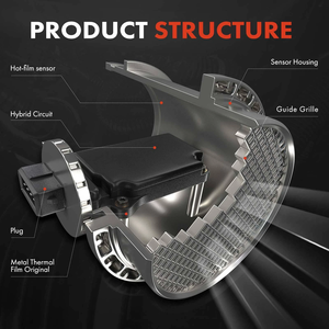 Sensor MAF <span class=keywords><strong>de</strong></span> Flujo <span class=keywords><strong>de</strong></span> Aire Masivo 0280218106 28100-2Y100 para Kia Spectra 2002 2003 2004 L4 1.8L Gasolina - Product Image 3