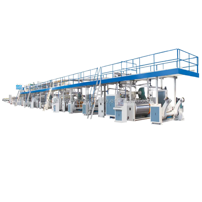 3ply 5ply Corrugator Corrugated Plant Carton Paper Board Production Line For Box Making Machine