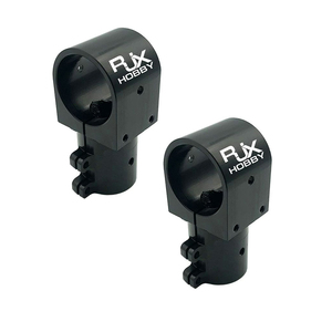 RJXHOBBY Connecteur Réducteur en T en Alliage d'Aluminium 25mm à 30mm, Adaptateur Réducteur Croisé et Vertical 3 Voies Rouge - Product Image 5