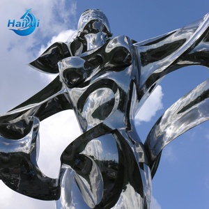 Popolare Scultura in Metallo a Forma di Zucca, Statua in Acciaio Inossidabile per Fontana, Decorazione per Piazza - Product Image 3