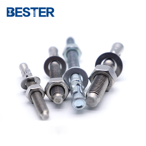 WZP สลักเกลียวเหล็กชุบสังกะสีแบบจุ่มร้อนชุบสังกะสี3 8สำหรับคอนกรีตอัดแข็ง - Product Image 6