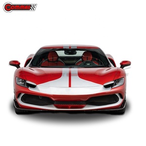 Amazing Quality OEM Style Body Kit Car Dry Carbon Fiber for Ferrari 296 Front Bumper Corner Side Skirt Rear Lip <b>Engine</b> <b>Hood</b> - Product Image 3