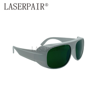 Lunettes de sécurité laser à fibre industrielle 800-1100 nm OD7+ haute puissance pour soudeuse laser portative