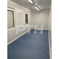 Conteneur plat modulaire, de 20 pieds, pour appartement rural, entrepôt en pologne