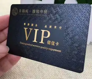 plastic Business Cards Print Black Sublimation Metal Business Card With High Quality
