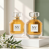 Flacon de parfum en verre de luxe avec boîte 30ml 50ml 100ml Emballage personnalisé Logo personnalisé Flacon en verre cosmétique OEM ODM Vente en gros