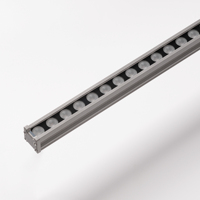 Éclairage extérieur architectural lumière linéaire laveuse murale linkable 3000K IP67 18W wallwasher led éclairage