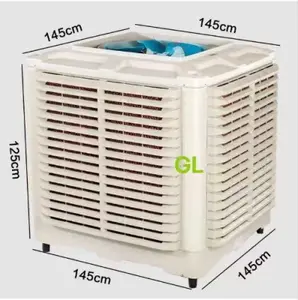 4.0 KW 40000 CMH large air conditioner air coolers water conditioner evaporator air cooling machine for factory workshop