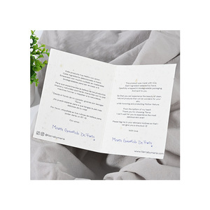 Biodegradable Plantable <b>Paper</b> Custom Cut Shapes Logo Printing - Product Image 5