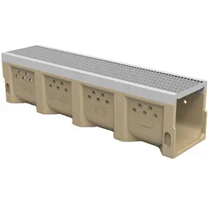 EN1433不锈钢盖板聚合物混凝土排水通道排水效率高