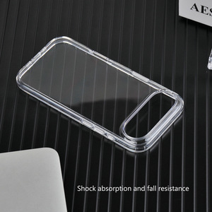 2Mm Rõ Ràng Mềm Flex TPU Trường Hợp Đối Với iPhone 17 Không Khí 17 Pro Max 16 Cộng Với 15 Pro 14 13 12 11 Túi Khí Điện Thoại Trường Hợp Trong Suốt - Product Image 2