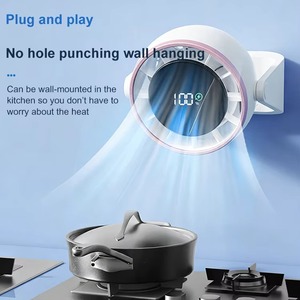 Ventilador de Circulación de Aire Recargable USB sin Aspas, Ventilador de Torre Silencioso para Escritorio, Pantalla LED, Portátil, para Uso Doméstico y en la Cocina - Product Image 6