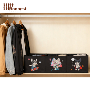 Caja de Juguetes Rectangular Grande, Organizador de Almacenamiento Plegable de Tela Oxford con Tapa y Divisores para Juguetes de Niños - Product Image 5