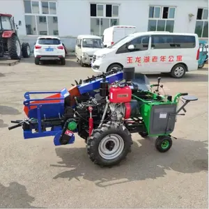 New Diesel Corn Harvester/Mini-walking Tractor Corn Harvester/Straw Crushing and Peeling Machine Corn Harvester