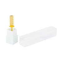 Evolisse E File 5 en 1, embout de ponceuse à ongles en carbure de tungstène à coupe croisée pour manucure, ponçage des capsules d'ongles en acrylique et nettoyage des cuticules