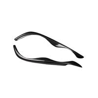 Accessoires de phares en fibre de carbone sèche pour l'intérieur de voiture de luxe BMW E46 323i 328i 330i 325i, installation facile