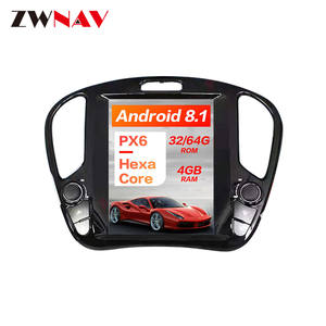 Autoradio Android 2010, 64 go, 4G, Navigation <span class=keywords><strong>GPS</strong></span>, lecteur multimédia, stéréo, unité centrale pour voiture <span class=keywords><strong>Nissan</strong></span> <span class=keywords><strong>Juke</strong></span> Infiniti, ESQ (2019 — 9.0), type Tesla - Product Image 1